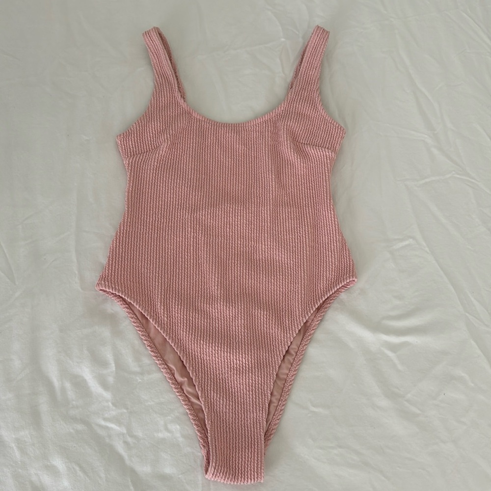 Pink One Piece Swimsuit